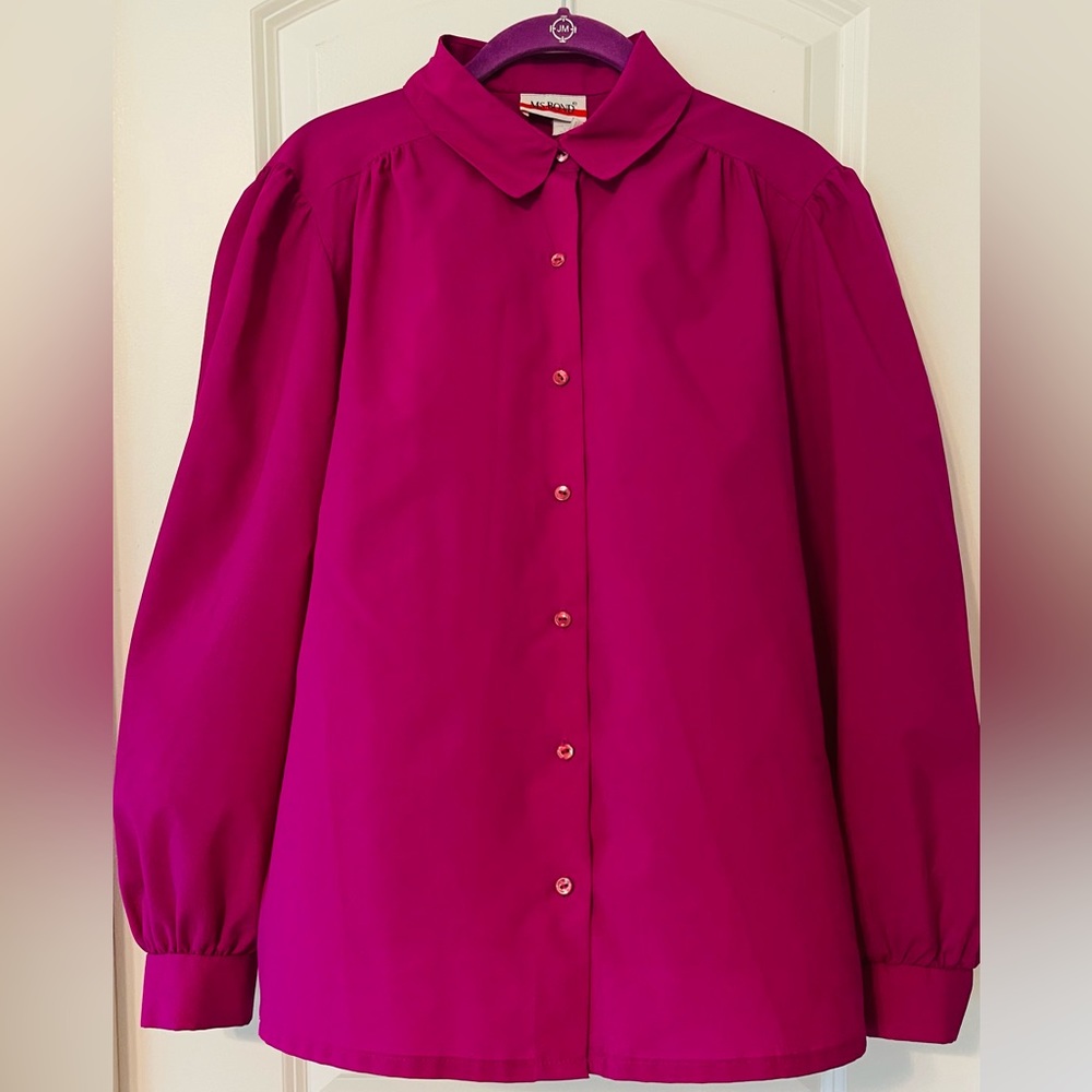 Fuschia blouse